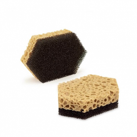 Универсальная губка PATERRA СУПЕР с ретикулированным пенополиуретаном, 12x8х35 см - Вид 1